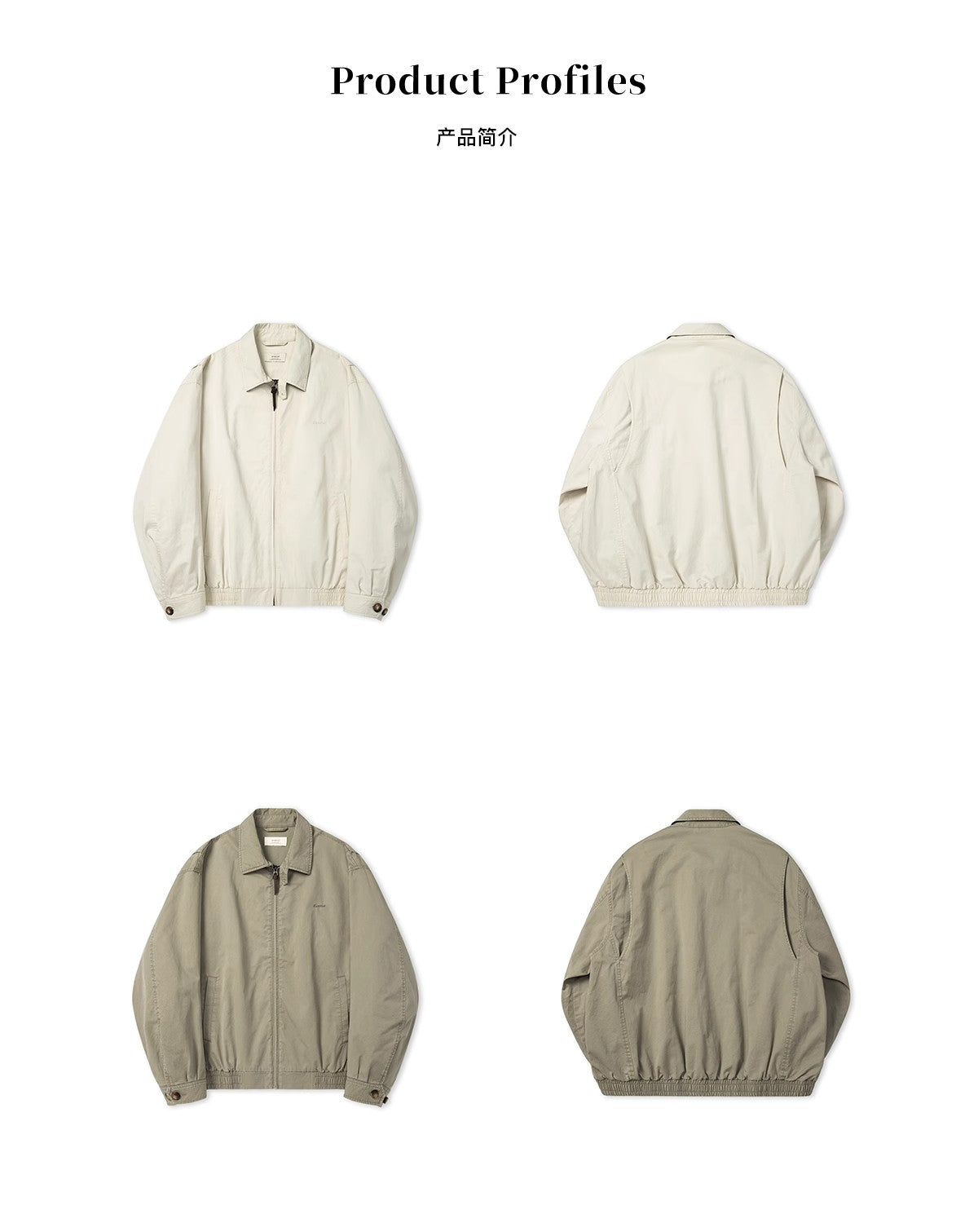 EVISTUB 24FW 新作ハリントンジャケット