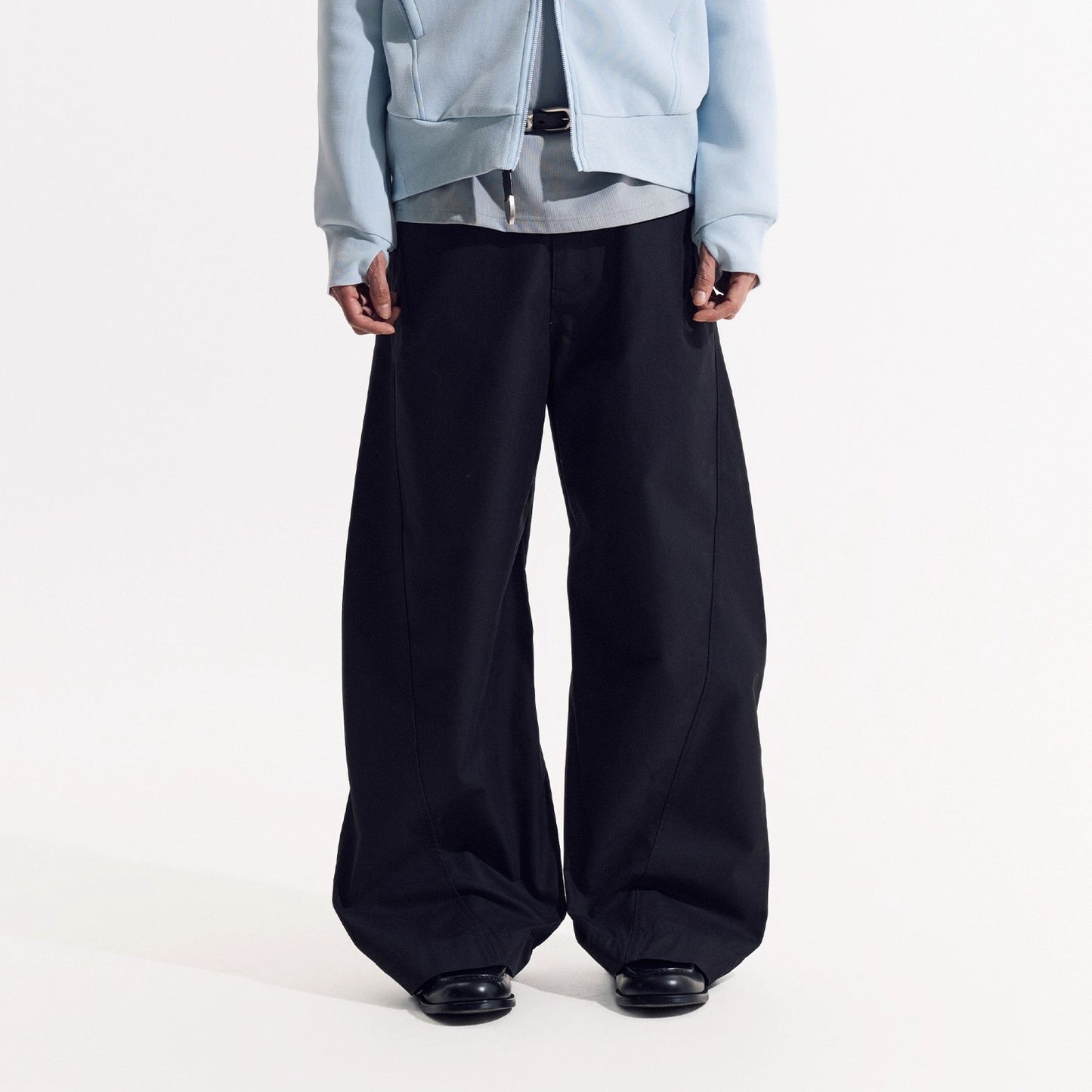 NORYBRAND 25SS 新作ワイドパンツ B4005