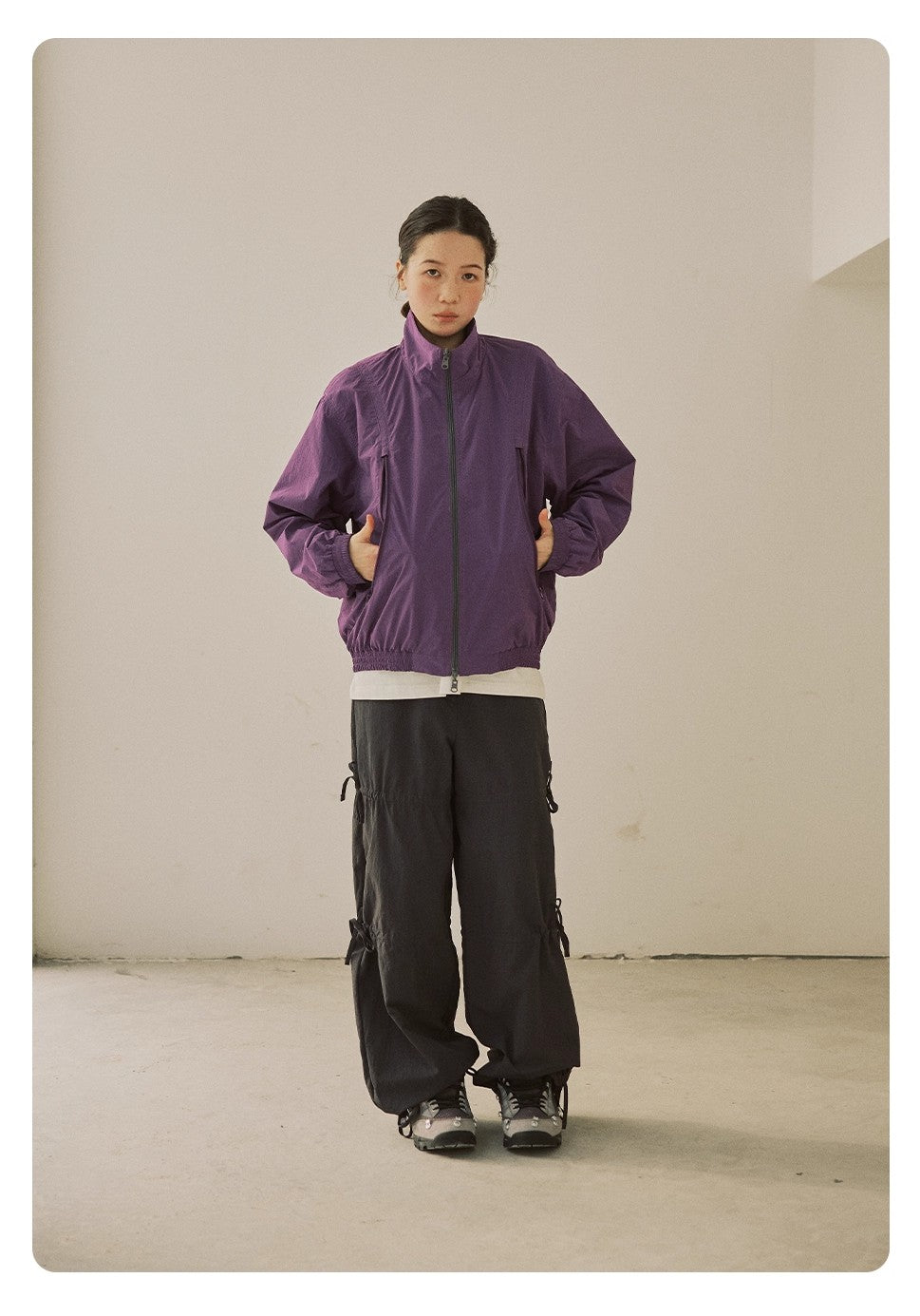 NORYBRAND アウトドア UVカット リバーシブル スタンドカラージャケット