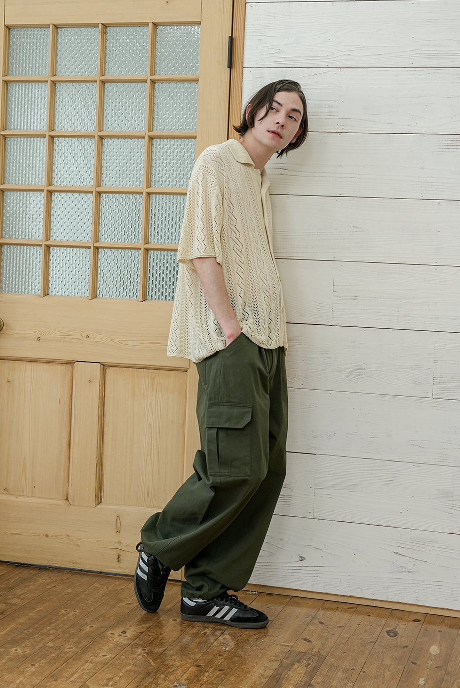 BUTTBILL リラックスフィットシアーポロ B4110