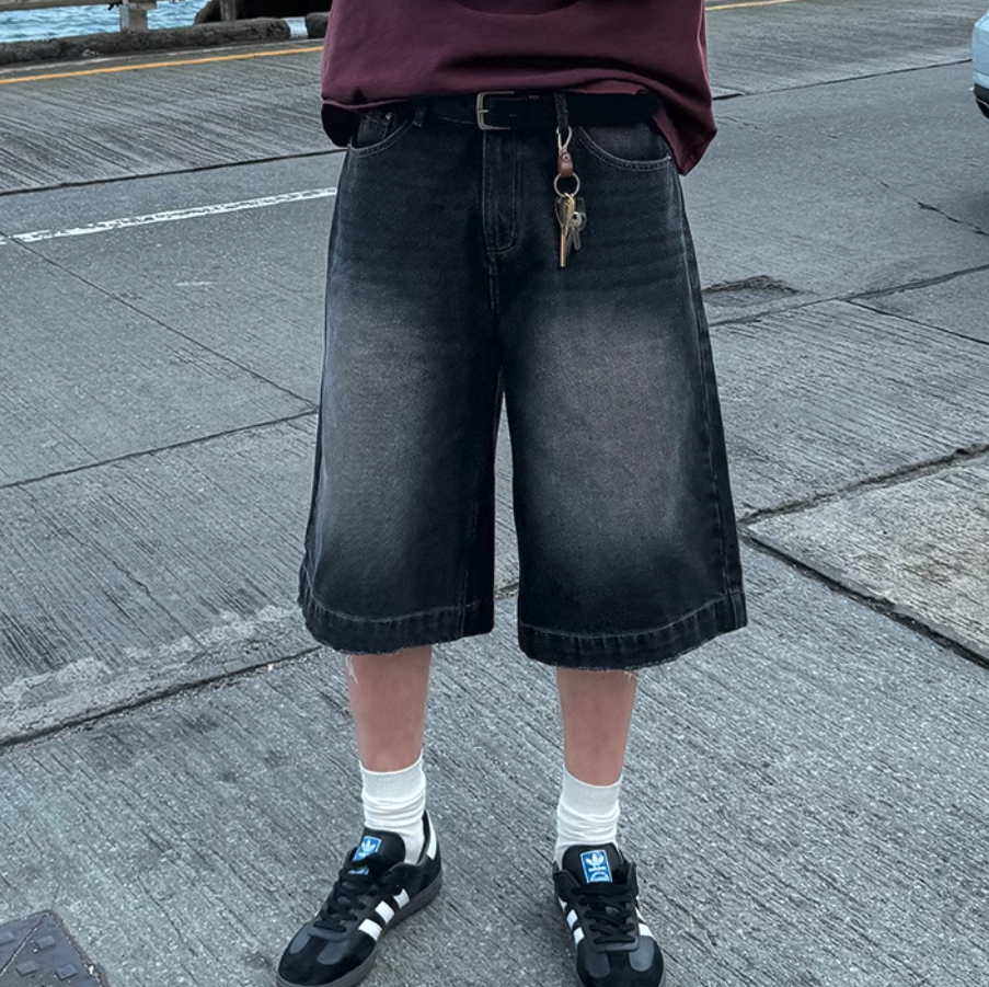 CountryMoment レトロデニムハーフパンツ B4101