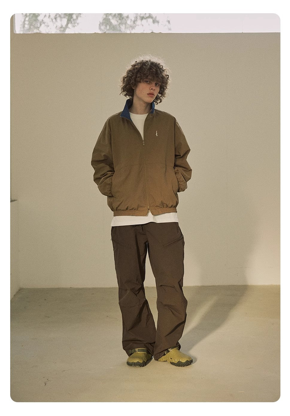 NORYBRAND アウトドア UVカット リバーシブル スタンドカラージャケット
