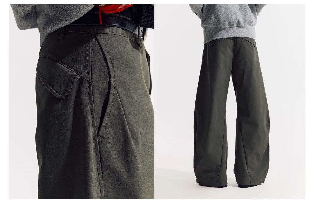 NORYBRAND 25SS 新作ワイドパンツ B4005