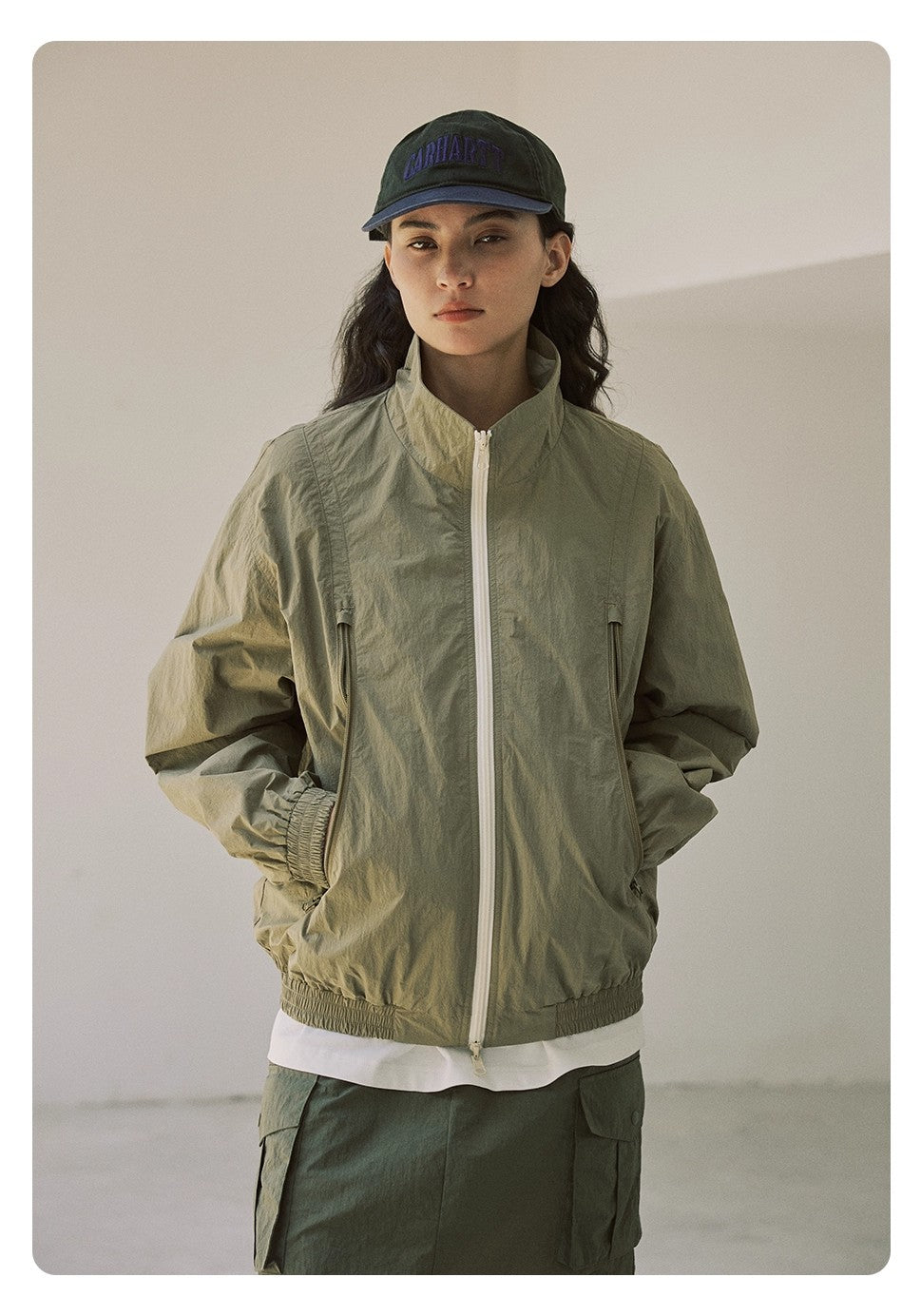 NORYBRAND アウトドア UVカット リバーシブル スタンドカラージャケット