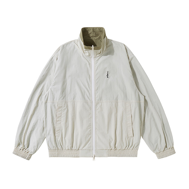 NORYBRAND アウトドア UVカット リバーシブル スタンドカラージャケット