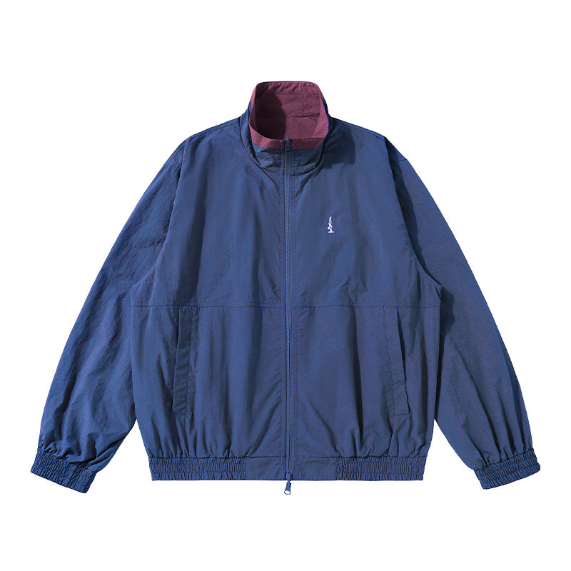 NORYBRAND アウトドア UVカット リバーシブル スタンドカラージャケット