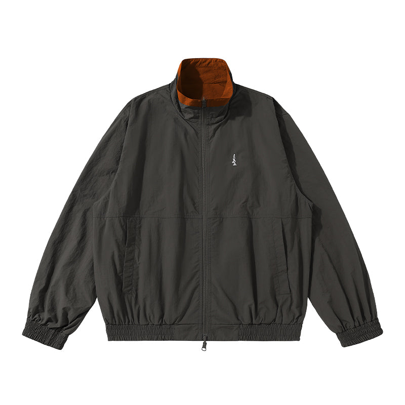 NORYBRAND アウトドア UVカット リバーシブル スタンドカラージャケット