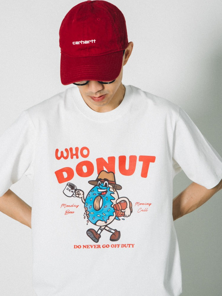 ドーナツプリントTシャツ B2588