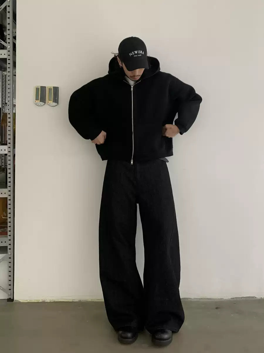 ベーシックストレートデニムパンツ