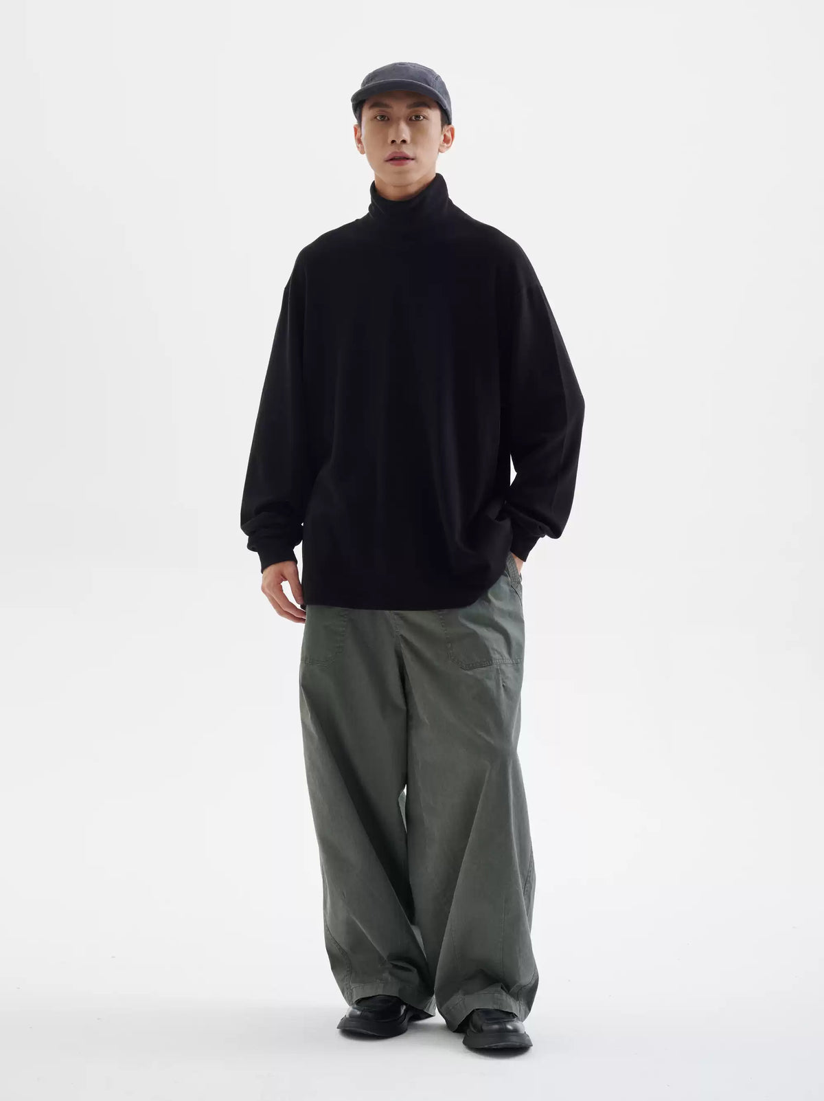 酵素ウォッシュレトロワイドパンツ 通勤に最適