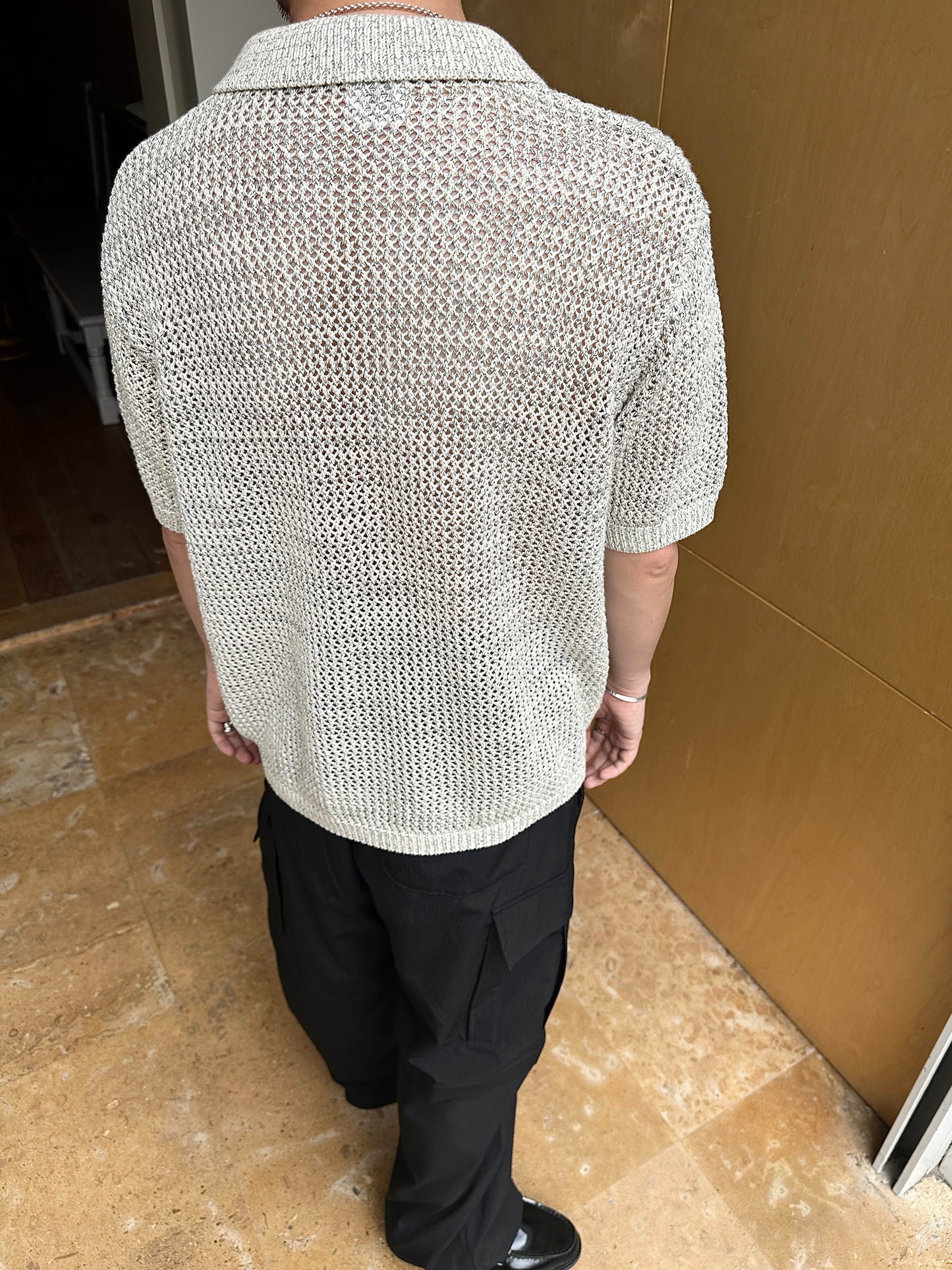 Anniehall24ss short-sleeved cardigan セーター