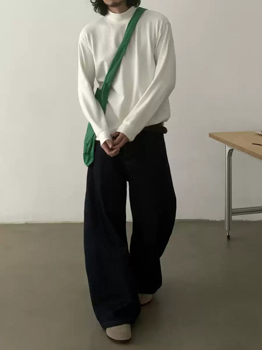 ベーシックストレートデニムパンツ