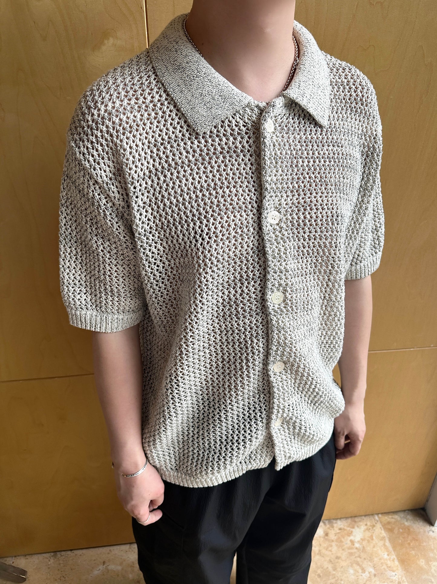 Anniehall24ss short-sleeved cardigan セーター